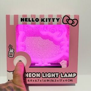 Hello Kitty Neon Light Lamp Decorative Night Light 6.4 x 6.7 x 1.6 Inches
